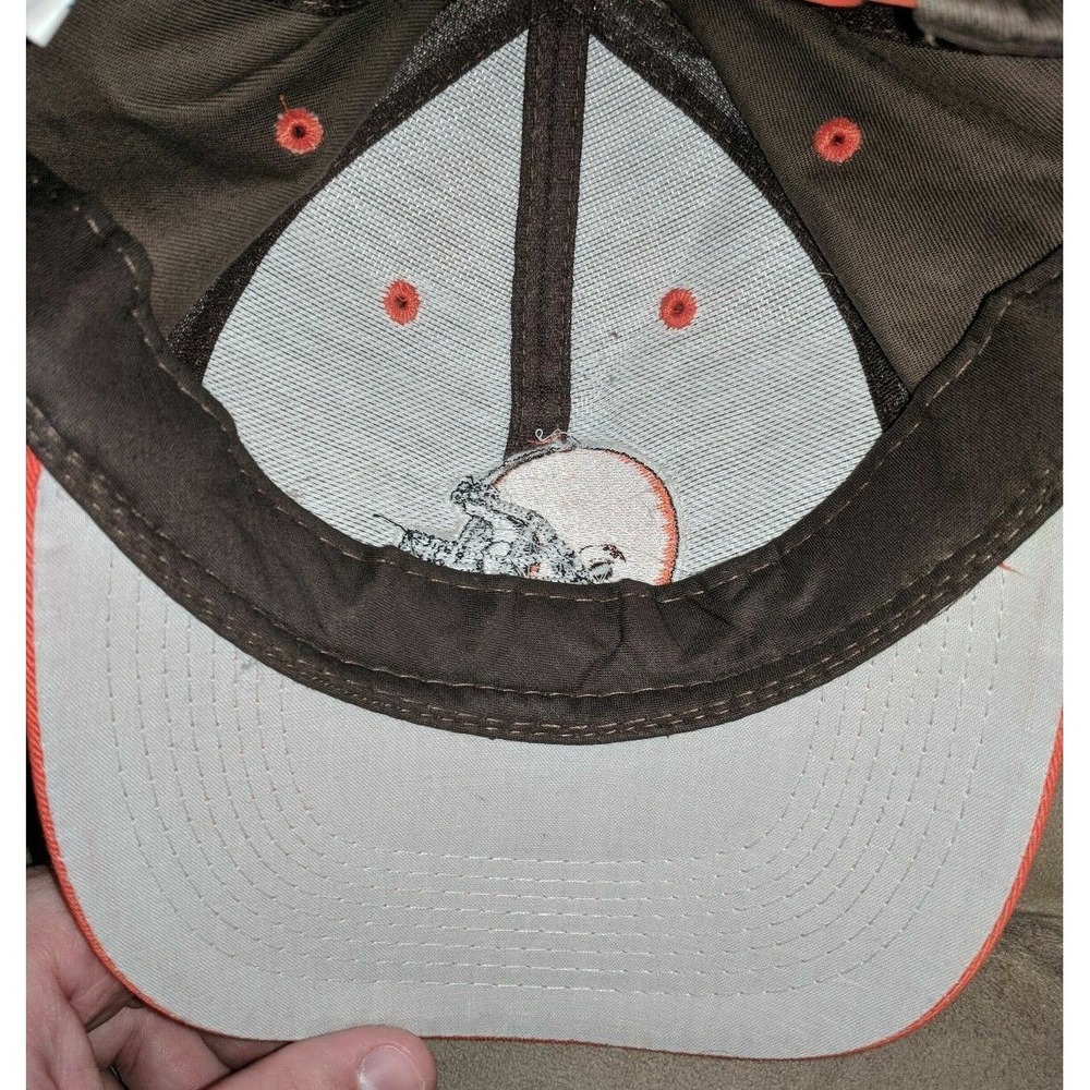 CLEVELAND BROWNS SNAPBACK HAT CAP RARE 1990s HELMET LOGO NFL FOOTBALL RARE HTF - Picture 5 of 7